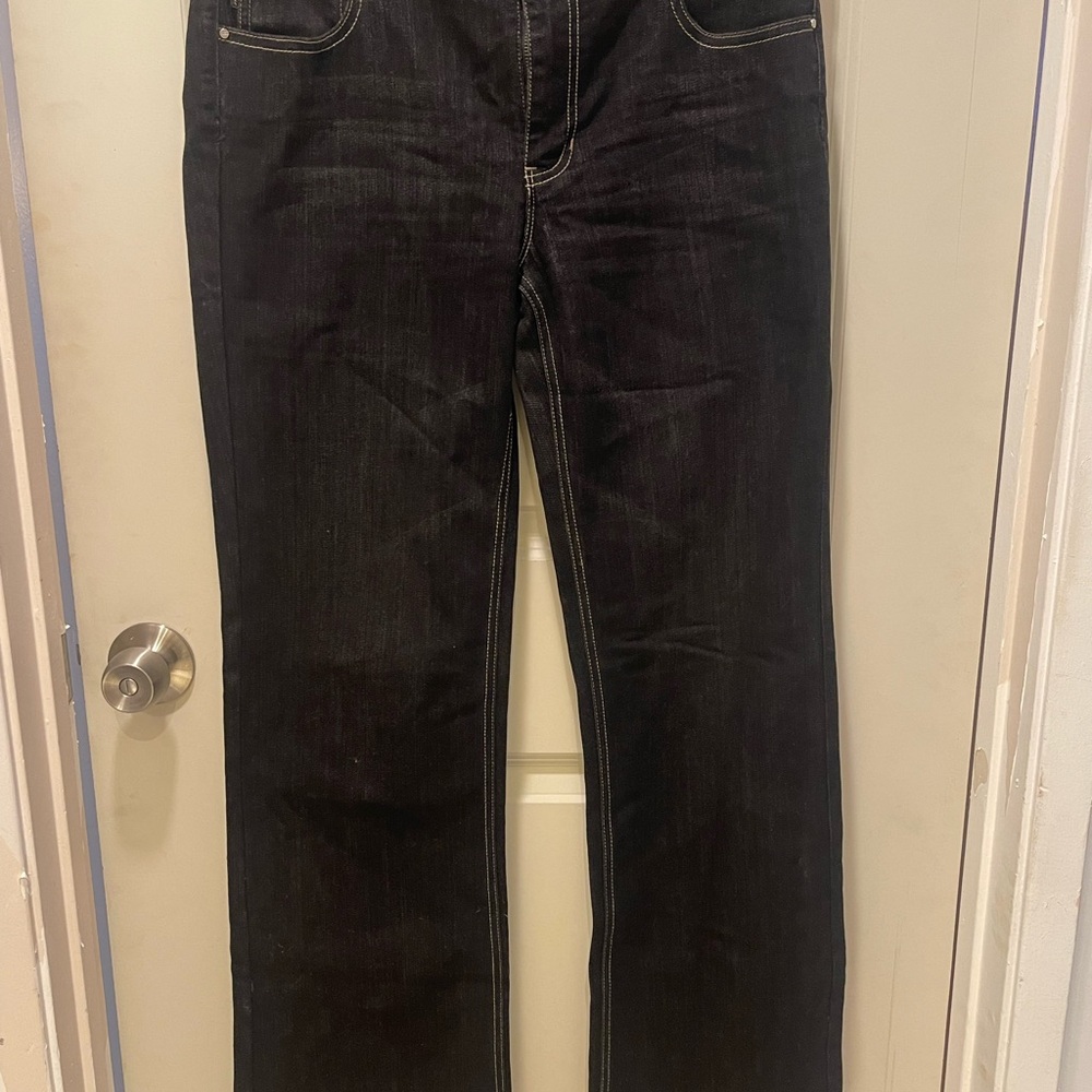 White House Black Market Dark Boot Cut Jeans